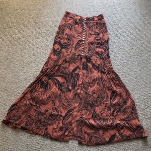 Free people maxi skirt